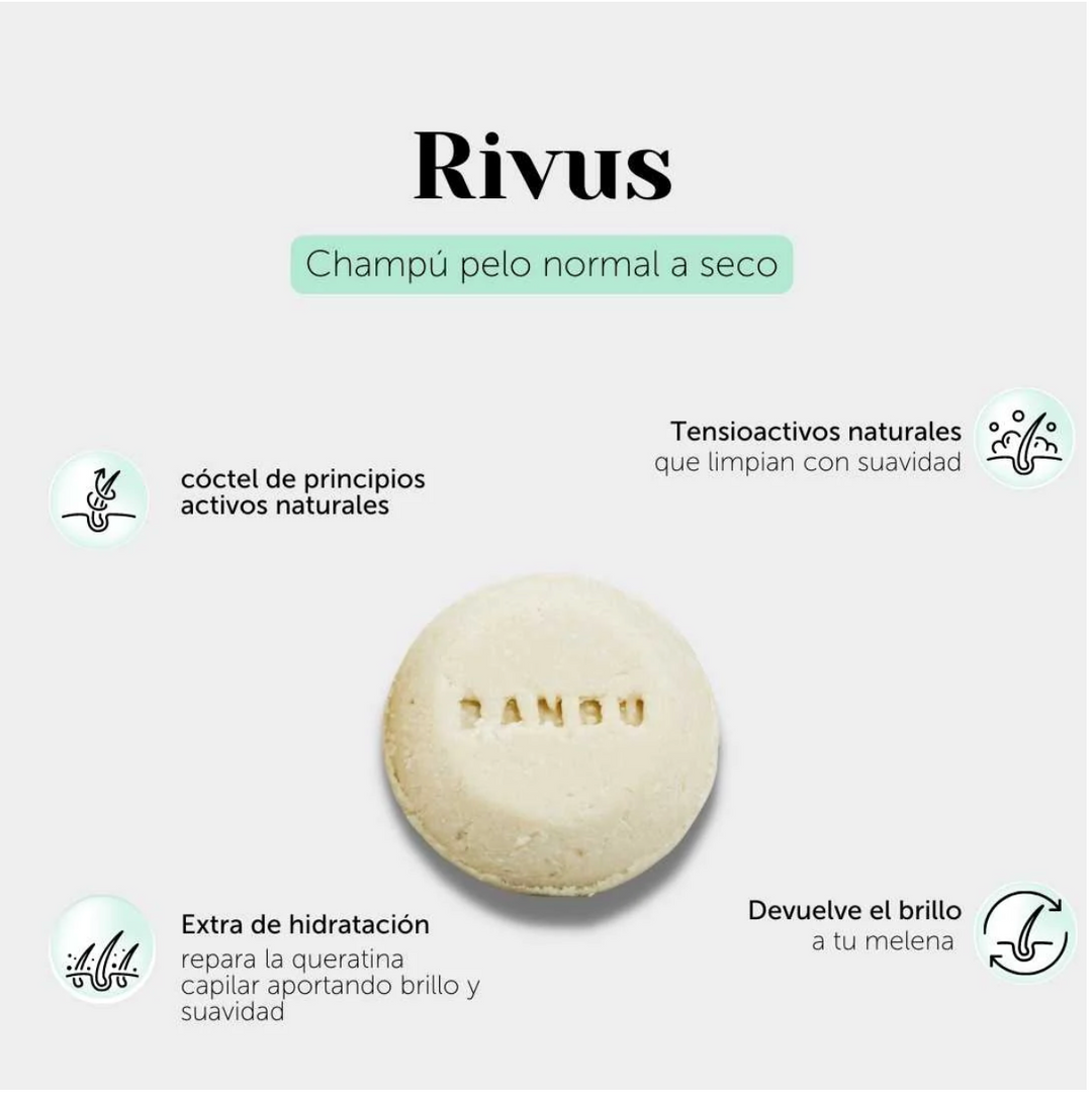 Champú sólido ECO RIVUS